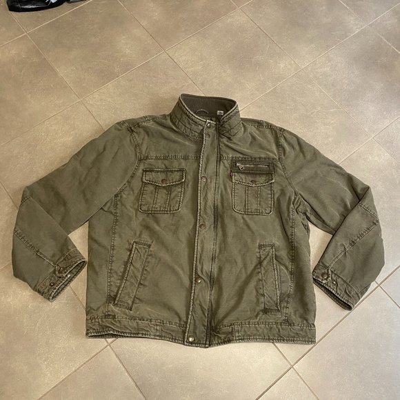 levi strauss green jacket